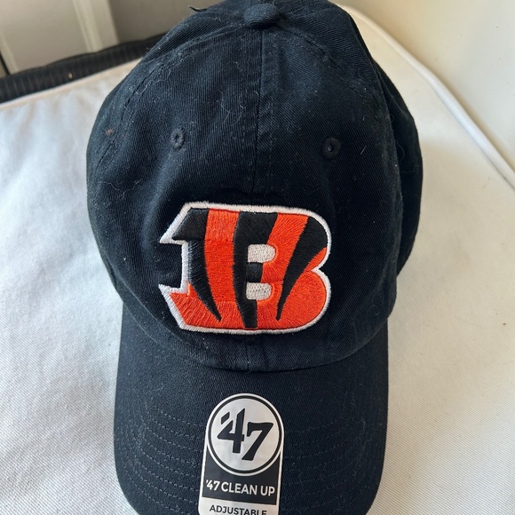 '47 Brand Cincinnati Bengals Hat - Adjustable Black Cap - Picture 1 of 5